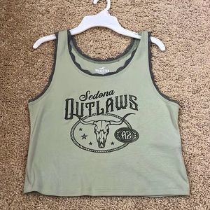 tanktop, soft, hollister, cropped, fits like a small, brand new
